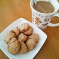 ぽよぽよちぃ's cooksnap of when they made 簡単はちみつきなこクッキー♡バター不使用.