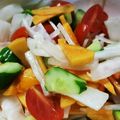 kumitch's cooksnap of when they made 柿と色とりどりのサラダ.