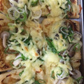 やーしー's cooksnap of when they made 秋の味覚☆チーズたっぷり♩和風節約ピザ.