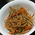 クックO4L6DZ☆'s cooksnap of when they made きんぴらごぼう.