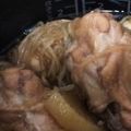 クックRT6LTL☆'s cooksnap of when they made 炊飯器で！？手羽元の煮物.