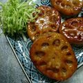 肉球が好き's cooksnap of when they made *蓮根はさみ照焼き♡肉ジューシーver..