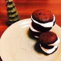 すずかすてら子♪'s cooksnap of when they made ほろほろブラウニーのマシュマロバーガー.