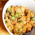 いちじょ's cooksnap of when they made 納豆とキムチの♔スタミナチャーハン.