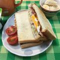 ねこちえ's cooksnap of when they made 欲張りな私の贅沢サンド～❤.