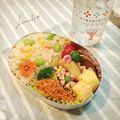 ❁erisa❁'s cooksnap of when they made ランチお弁当に☆枝豆コーン鮭の混ぜピラフ.