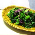 まーてぃん☆'s cooksnap of when they made はなびし草のほうれん草と菊の花のお浸し.