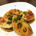 みい56's cooksnap of when they made 蓮根挟み焼き！豚コマでも旨い！.