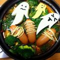 KOITAN’S's cooksnap of when they made ハロウィン鍋 デコ鍋 キャラ鍋.