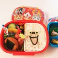 なっちｬﾝ's cooksnap of when they made 妖怪ウォッチ ウィスパー✴︎簡単キャラ弁.