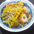 ayltonmako's cooksnap of when they made もやしと菊の花の胡麻酢和え.