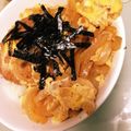 0mani0's cooksnap of when they made ＊節約・ランチに＊コロッケ丼＊.