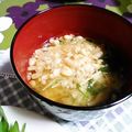 ＴＯＭＯＷＡＴ's cooksnap of when they made ❤水菜とエノキのお味噌汁❤.