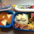 MIDORI翠's cooksnap of when they made バムとケロ キャラ弁.