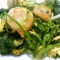 バースオブビーナス's cooksnap of when they made エビとほうれん草のコンソメ炒め♫.