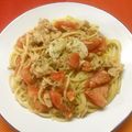 アンメイスイ's cooksnap of when they made ツナとトマトとパセリのパスタ.