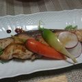 プティブーケ's cooksnap of when they made 秋刀魚の塩レモンハーブ焼き.