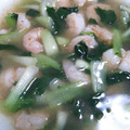 Jyohana's cooksnap of when they made ニンニク無しのさっぱり青梗菜と海老炒め.