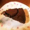 arletty's cooksnap of when they made バターもチョコも無しｄeガトーショコラ☆.