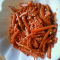 ミニミニmama's cooksnap of when they made ピリッと甘辛にんじんのきんぴら.