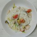 ぽあい's cooksnap of when they made 簡単 ♪ 冷製パスタ風カレーそうめん.