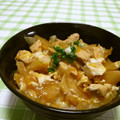 赤い電話's cooksnap of when they made 親子丼 ＊卵１個でとろとろ.