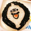 Nijinijima's cooksnap of when they made キャラ弁☆妖怪ウォッチ★ウィスパーのり弁.