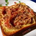 ｱｯﾌﾟﾙｸｯｷｰ's cooksnap of when they made -コク旨♥カニカマ照焼トースト♡-.