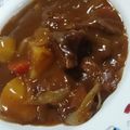 ミーコ♪♪'s cooksnap of when they made 形そのまま☆とろけるお肉のビーフカレー.