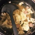 めるたむ♪'s cooksnap of when they made ふわふわたまごとウインナーのスープ.