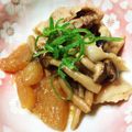 もとじママ's cooksnap of when they made 大根の煮物をリメイク☆豚バラ大根☆.