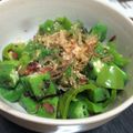 もりそんまん's cooksnap of when they made オクラとピーマンのおかか和え.