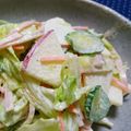 chico_co＊'s cooksnap of when they made りんごとキャベツのサラダ.