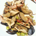 mioly's cooksnap of when they made なすときのこの炒め物.