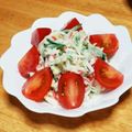 seaちゃん3's cooksnap of when they made シャキシャキ！　大根とカニカマでサラダ.