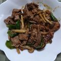 なおつん0802's cooksnap of when they made 牛肉とパプリカのピリ辛中華炒め.