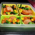 こまぐとこまぐ's cooksnap of when they made お弁当用冷凍☆魚肉ソとほうれん草のソテー.