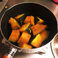 クックWP69TM☆'s cooksnap of when they made ねっとりホクホク南瓜の煮物.