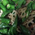 よひりこき's cooksnap of when they made お弁当に★蓮根とししとうの柚子胡椒炒め.