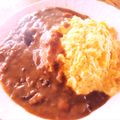 もぐもぐちょりす's cooksnap of when they made 休日のひとりランチ♪オムカレー.