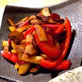 ジュエルビー's cooksnap of when they made きのことパプリカのバター醤油炒め.
