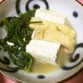 毎日楽しい's cooksnap of when they made ✿豆腐とほうれん草のあんかけ煮びたし✿.