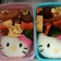 ytoh's cooksnap of when they made 簡単キティー弁当♫.