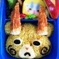 おーすけまる's cooksnap of when they made 妖怪ウォッチ☆コマじろう＊キャラ弁.