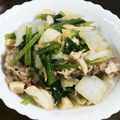 ＹＫＮ４．３'s cooksnap of when they made 10分でできる！牛小間肉と白菜の煮浸し.
