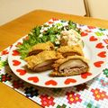 komutatata's cooksnap of when they made ＊オイマヨ風味の椎茸肉詰めフライ＊.
