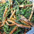 島暮らし's cooksnap of when they made 人参とほうれん草の胡麻あえ.
