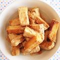 シーフード♥️'s cooksnap of when they made 食パンで簡単おやつ☆きな粉ラスク風.