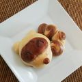 まいママ＊'s cooksnap of when they made たぬきのさつまいもチョコあんパン.