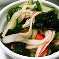 melon75's cooksnap of when they made ちくわときゅうりとわかめの酢の物.
